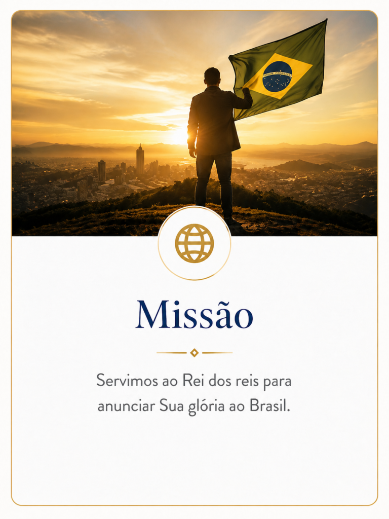 servindo ao rei adora brasil